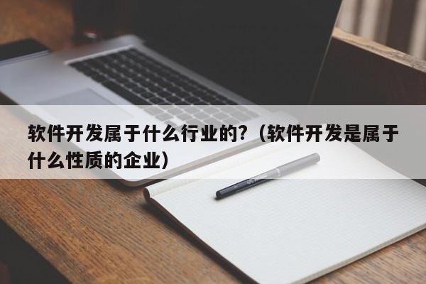 軟件開發(fā)屬于什么行業(yè)的?(軟件開發(fā)是屬于什么性質(zhì)的企業(yè))